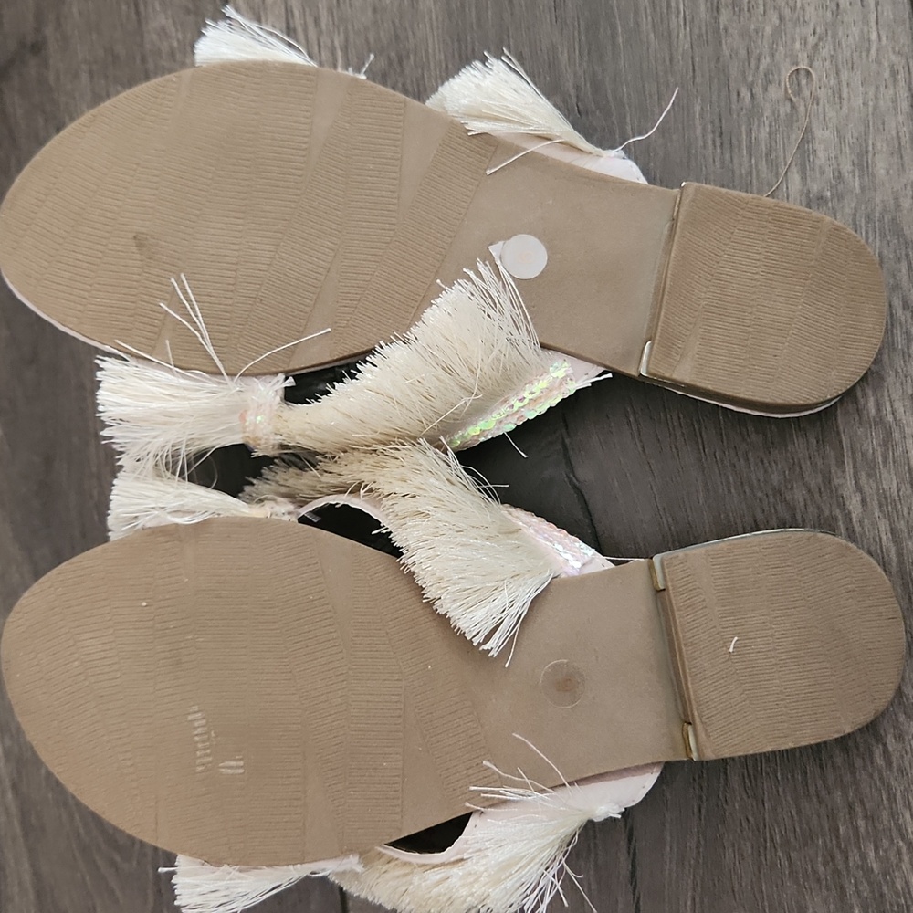 NEW JOYFOLIE | $60 Deandra Fringed & Sequined Sandal - Picture 6 of 6